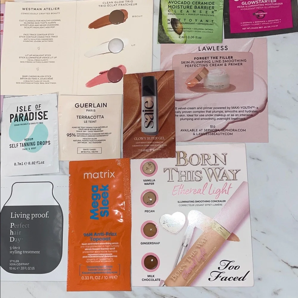 Luxury Beauty Makeup & Skincare Sample Bundle | Guerlain, Merit, Westman + More - Picture 10 of 10